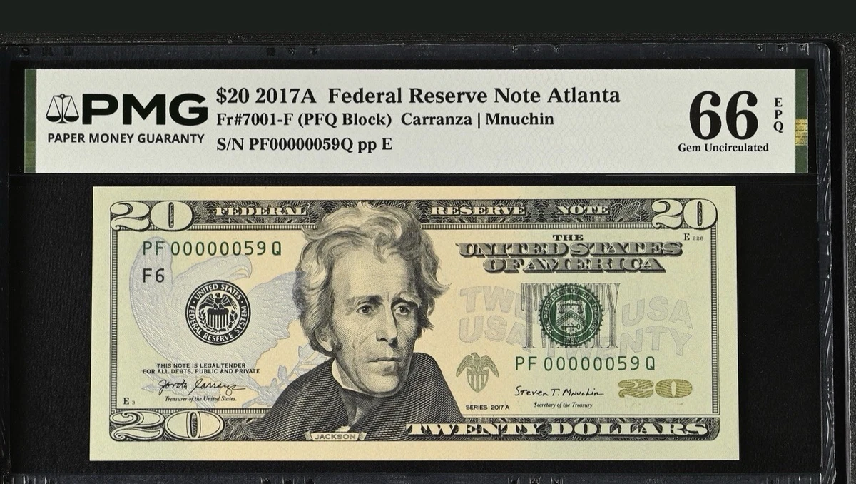 Uncirculated $20 US Small Size Paper Money Notes for sale | eBay