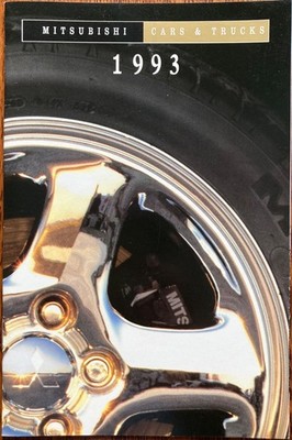 1993 Mitsubishi Full Line Brochure; 20-Pages Including 3000GT, Eclipse; NICE!!