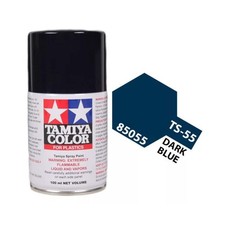 Tamiya TS-55 Dark Blue Lacquer Spray Paint, 100ml 85055 