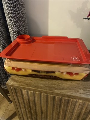 McDonald s Kinder Schoß Tablett Sitzsack Boden Getränk Handy Halter 