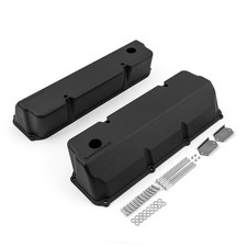 Ford 351c Cleveland Aluminum Valve Covers Black Ford 351c Cleveland Aluminum Valve Covers Black