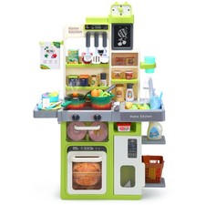 Kids Kitchen Playset, Pretend Play Kitchen with Sounds and Lights, Cooking St...