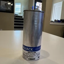 BOJACK 50 Uf ±5% 50 MFD 370/450 V CBB65 round Run Start Capacitor for AC Motor R