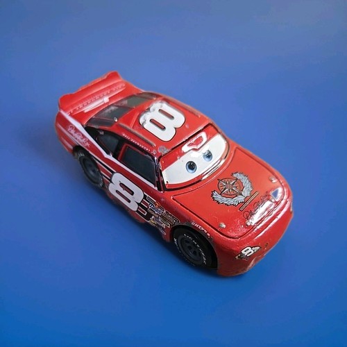 Disney Pixar Cars Ralph Dale Earnhardt Jr #8 1:55 Diecast Piston Cup Racer - Bild 2 von 7