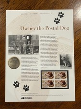 USPS Mint Commemorative Stamp Panel #876, 2011 - Owney P.O. Dog (#4547)