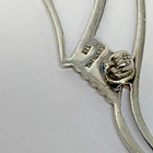 Parrot Abstract Bird Figural Cubic Zirconia Sterling Silver Vintage Brooch Pin — photo 6