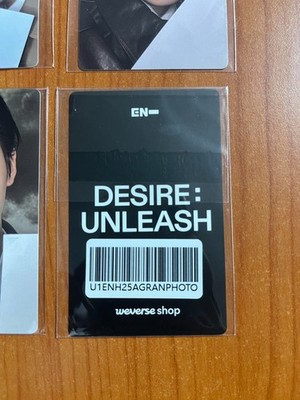 NIKI ENHYPEN Official Photocard 'DESIRE : UNLEASH' Kpop Weverse
