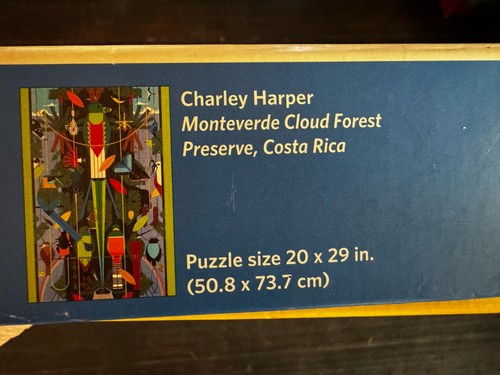 POMEGRANATE Art Piece Puzzle 1000 PC Charley Harper MONTEVERDE CLOUD FOREST - Picture 3 of 9