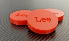 Lid For Lee Powder Dispenser - Color Red  - Set Of 3 - NEW