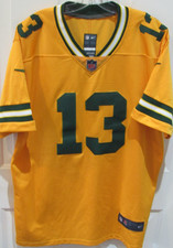 Allen Lazard Green Bay Packers NFL Football Jersey Nike men's Large sewn yellow