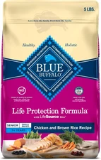Blue Buffalo Life Protection Formula Dog Food, Chicken & Brown Rice Recipe, 5-Lb
