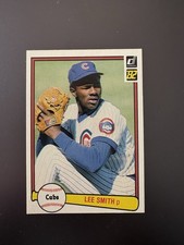 1982 Donruss Lee Smith Rookie Card RC #252 Chicago Cubs HOF'er. rookie card picture