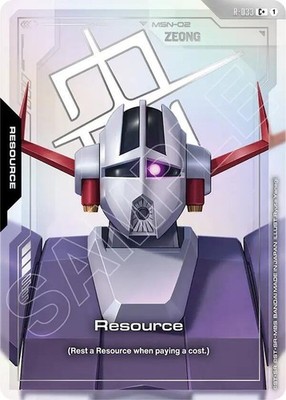 Resource (R-033) (C+) R-033 English C+ Phantom Aria Gundam Card Game