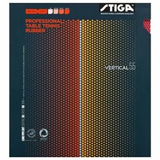 STIGA Table Tennis Rubber Vertical 55 Black Extra Thin 1710550106 NEW