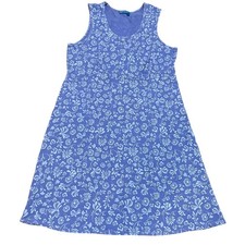 Fresh Produce Womens XL Periwinkle Blue Flora...