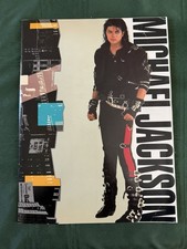 Michael Jackson BAD Tour Program Original Concert Book Vintage