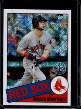 2020 Topps Update Andrew Benintendi 1985 Chrome Silver Pack #CPC-26 Red Sox