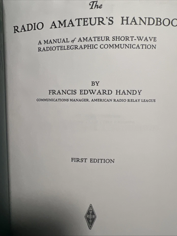 1926 (Reprint) Radio Amateur's Handbook Amateur Short-Wave American Radio League - Image 3 of 4