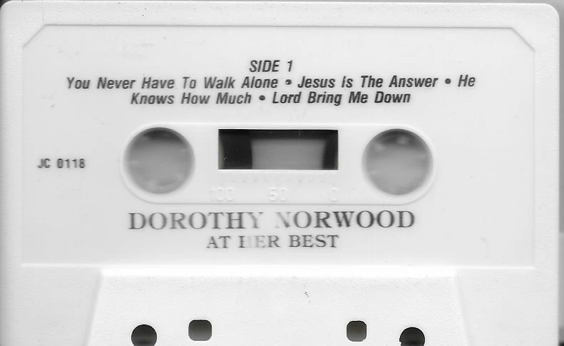 Dorothy Norwood At Her Best 1986 Stan's Records Cassette Tape NM - Image 4 of 4