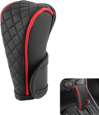 Car Gear Shift Cover, Leather Shifter Cover, Gear Shift Knob Cover for Shift Lev