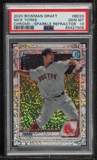 2020 Bowman Draft Chrome Sparkle Refractor Nick Yorke #BD-29 PSA 10 GEM MT 0qj6