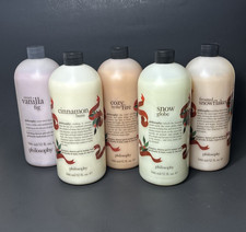 Philosophy 32 oz Shampoo, Shower Gel  Bubble Bath Choose Your Scent New No Pump