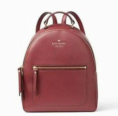 Kate Spade New York Thompson St Brooke Leather Backpack NWT Sienna w Dust Bag
