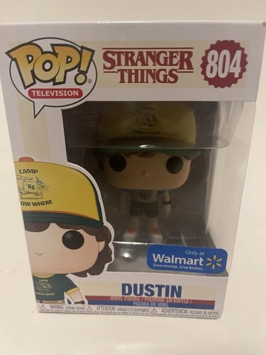 Funko Pops! Stranger Things Dustin # 804, POP Television, Walmart Exclusive