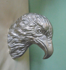 A fantastic cast metal wall hanging Eagle head