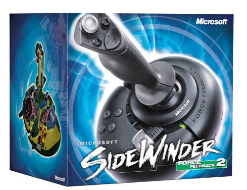 Atletisch Lui spons Microsoft SideWinder Force Feedback 2 (65600105) Joystick for sale online |  eBay