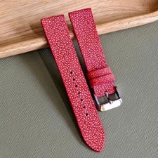 RED Stingray Watch Strap, Quick Release, 16mm-24mm, Men Leather Wrist Band