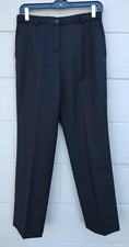 Pendleton Virgin Wool Pants Black Size 6 Petite fully lined Vintage 1980 s 121