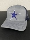 Dallas Cowboys Star Logo Gray Blue Mesh Trucker Adult Size Hat Cap Snapback New