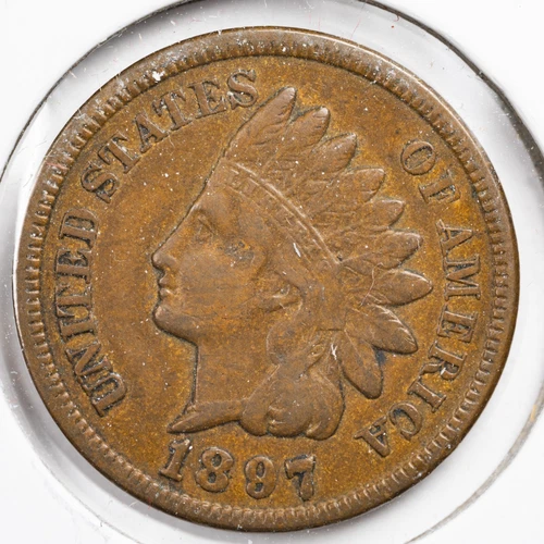 1897 Indian Head Penny Extremely Fine (XF)
