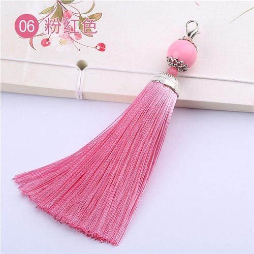11cm Long Sewing Trim Curtain Large Silky Bead Cushion 5 X Tassels Craft - Picture 19 of 34