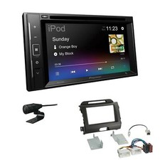 Pioneer 2-DIN autoradio Bluetooth CD/DVD USB per KIA Sportage 2010-2015 nero
