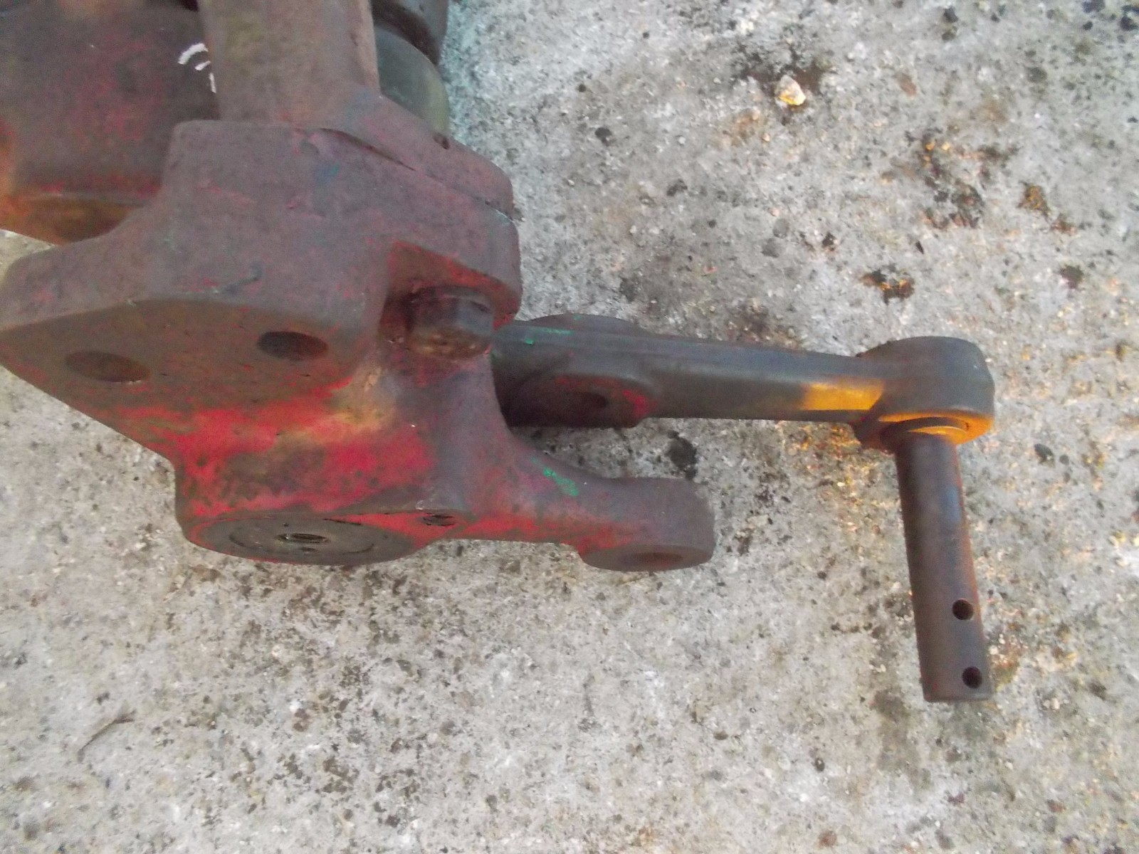 International 300 350 utility tractor IH top link holder 3pt center