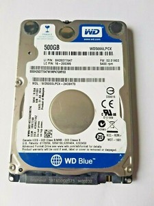 500 GB SATA Western Digital WD5000LPCX-24C6HT0 5400rpm 16MB 2,5" Festplatte