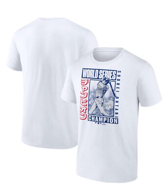 Shohei Ohtani Dodgers Fanatics 2024 World Series Champions T-Shirt