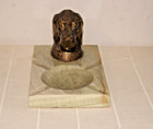Marble and Brass Vintage Ash Tray — photo 2