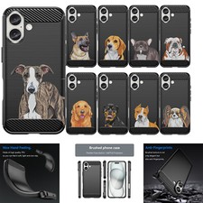Case For iPhone 16 PLUS Flex TPU Fiber SET9 textured Slim Cover