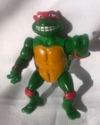 Breakfightin' Raphael TMNT Action Figure Playmates Toys 1989 Mirage Vintage