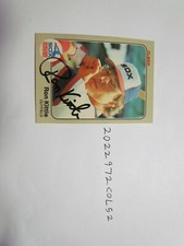 1983 Fleer Ron Kittle Signed Baseball Card Beckett Pre-Certified 3