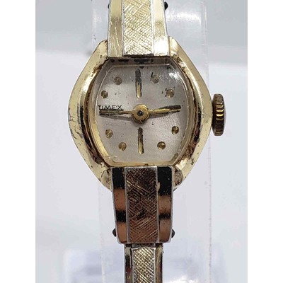 Women\'s Timex dress watch. Bangle style band. Small square face with round edges Women main image 2