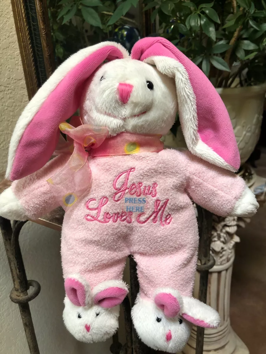 Stuffed animal that sings sale jesus loves me