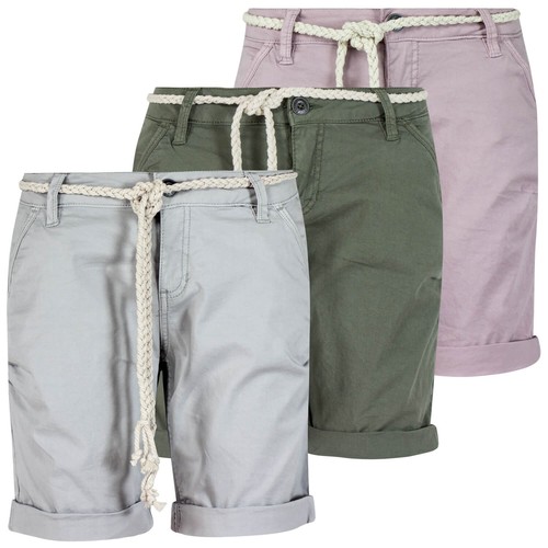 SUBLEVEL Damen Bermuda Chino Shorts 