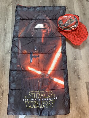 Star Wars the Force Awakens Kids Sleeping Bag Camping Travel