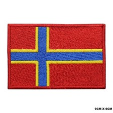 Orkney County Flag Patch Iron On Patch Sew On Embroidered Patch