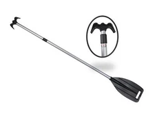 Pactrade Marine Boat Kayak Raft Floating Telescopic Oar Paddle w/ Hook 45''-72''