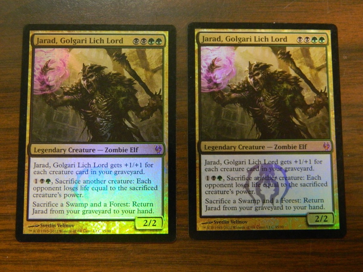 mtg jarad commander deck Jarad, Golgari Lich Lord | Return to Ravnica Jarad Golgari Lich Lord Commander: